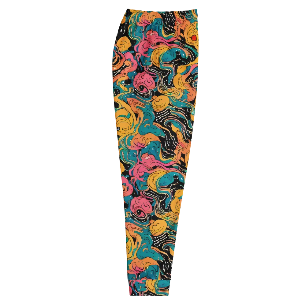 Ink Ocean on Men's Joggers — Right