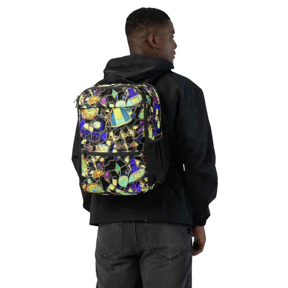 Electric Mineral on Utility Backpack — Back