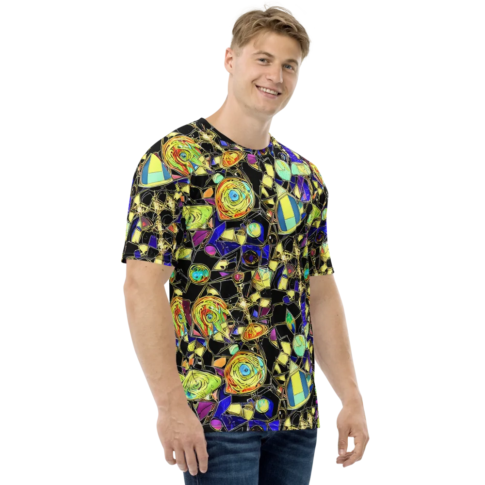 Electric Mineral on Men's Crew Neck T-Shirt — Right