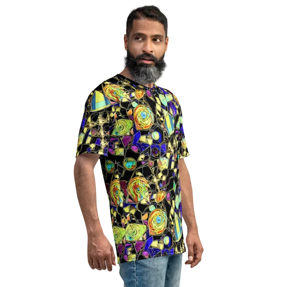 Electric Mineral on Men's Crew Neck T-Shirt — Right