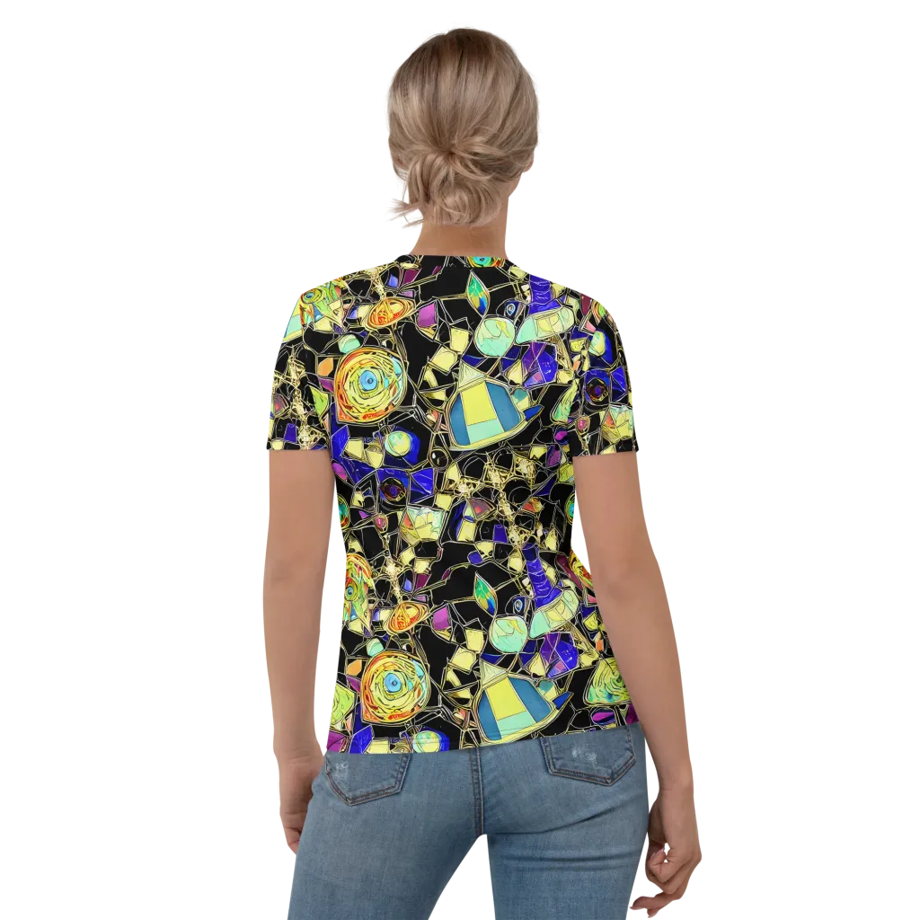 Electric Mineral on Women's Crew Neck T-Shirt — Back