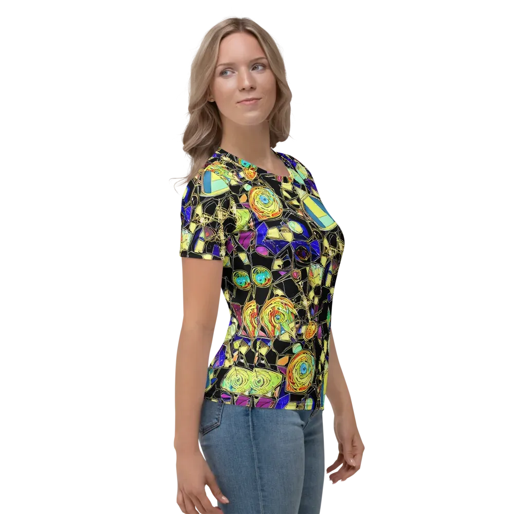 Electric Mineral on Women's Crew Neck T-Shirt — Right