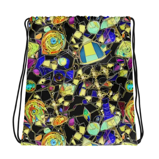 Electric Mineral on a Drawstring Bag