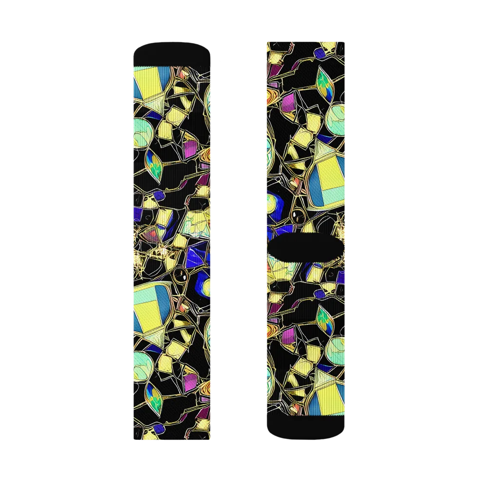 Electric Mineral on Socks — Left Sock
