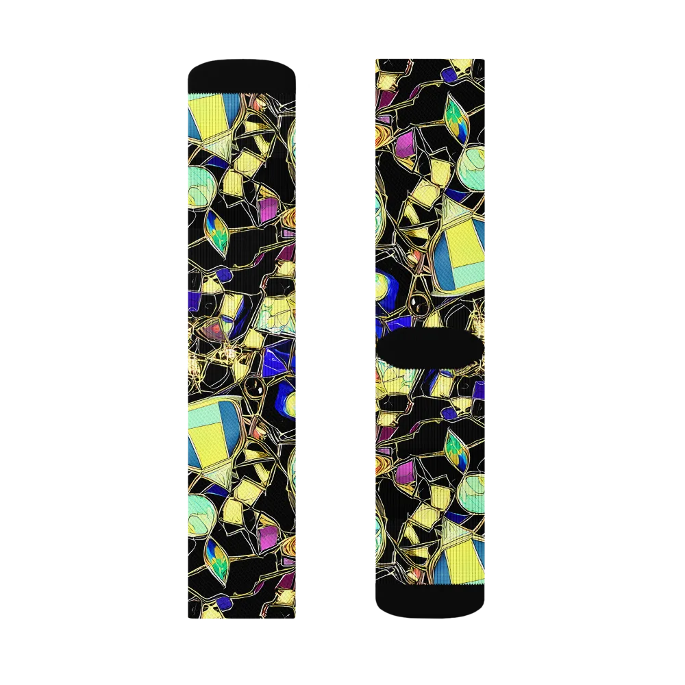 Electric Mineral on Socks — Right Sock