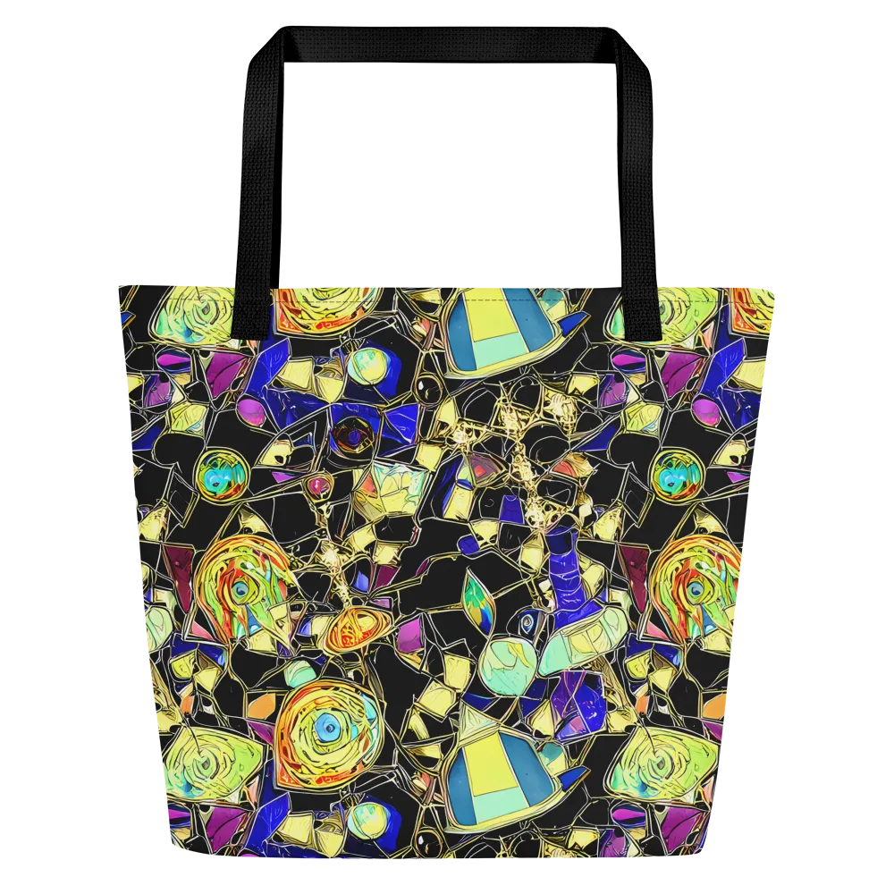 Electric Mineral on Large Tote Bag W/ Pocket — Front