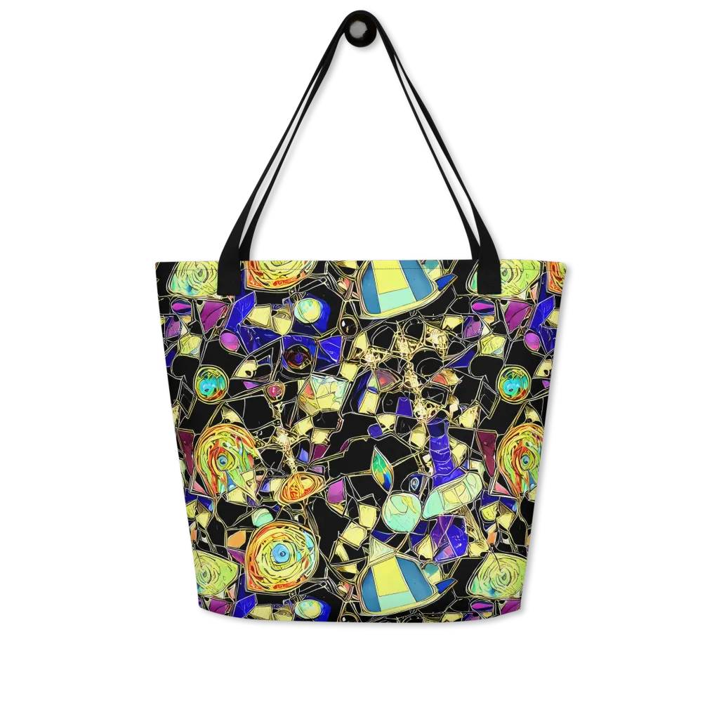 Electric Mineral on Large Tote Bag W/ Pocket — Front
