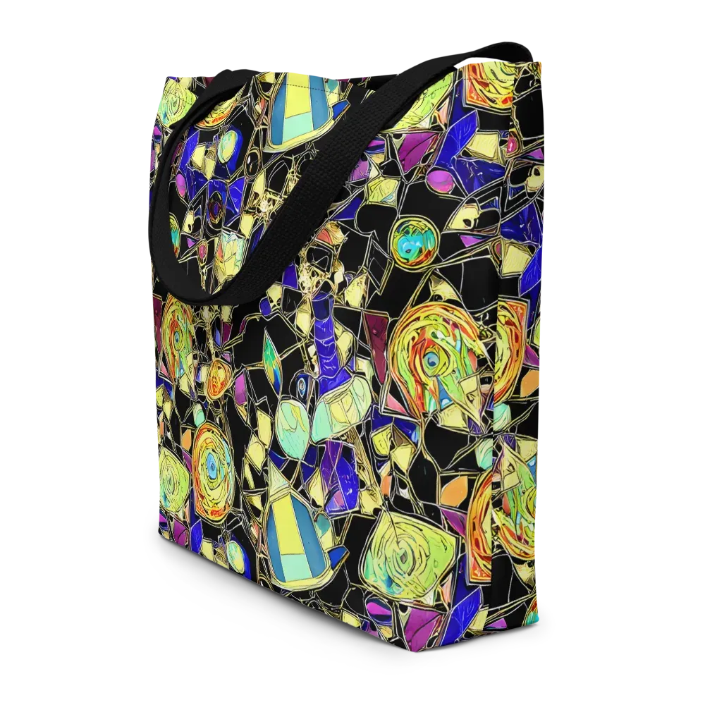 Electric Mineral on Large Tote Bag W/ Pocket — Front