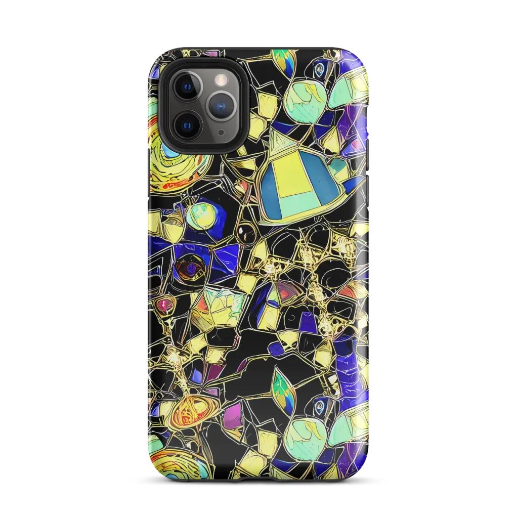 Electric Mineral on Tough Case for iPhone® — Front