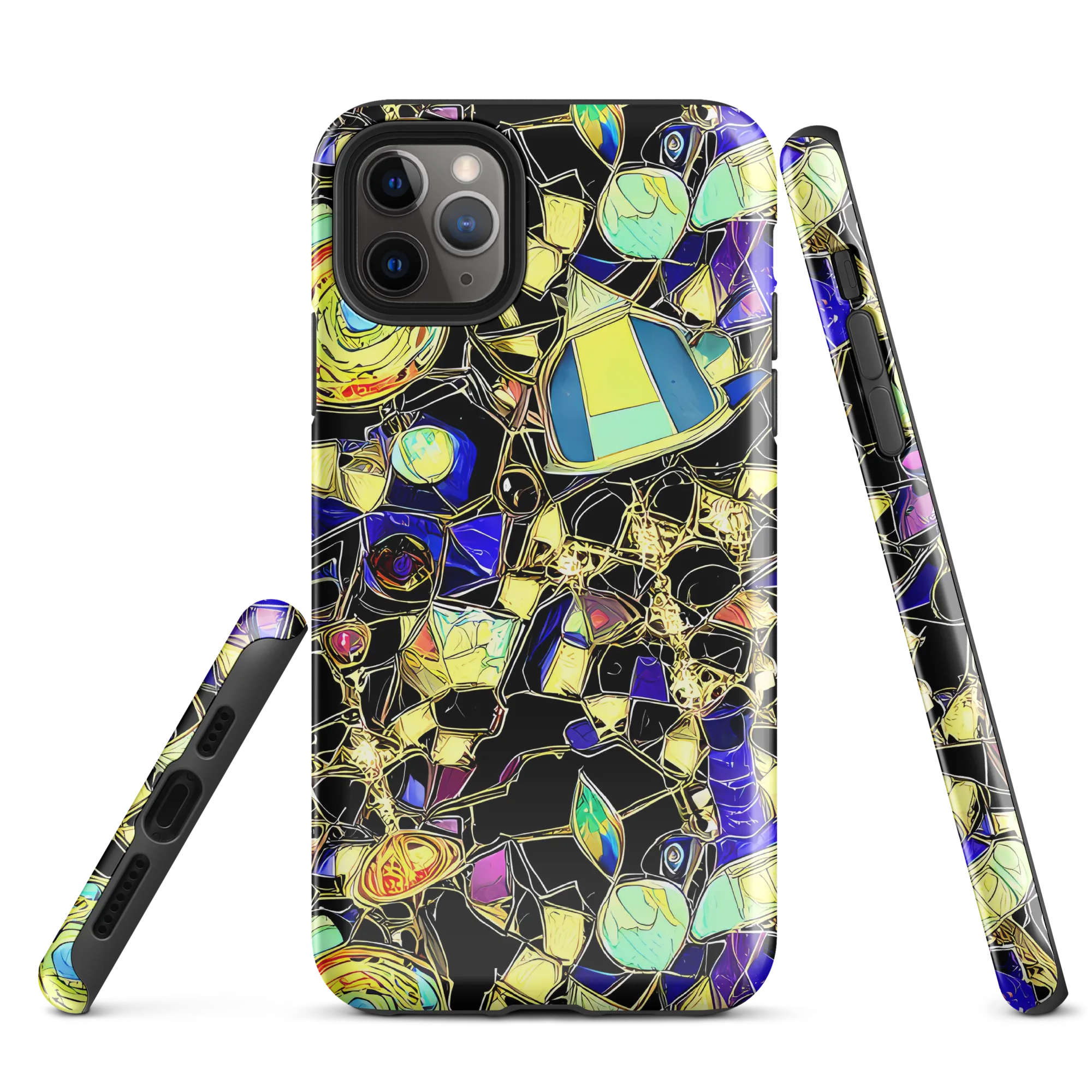 Electric Mineral on Tough Case for iPhone® — Front