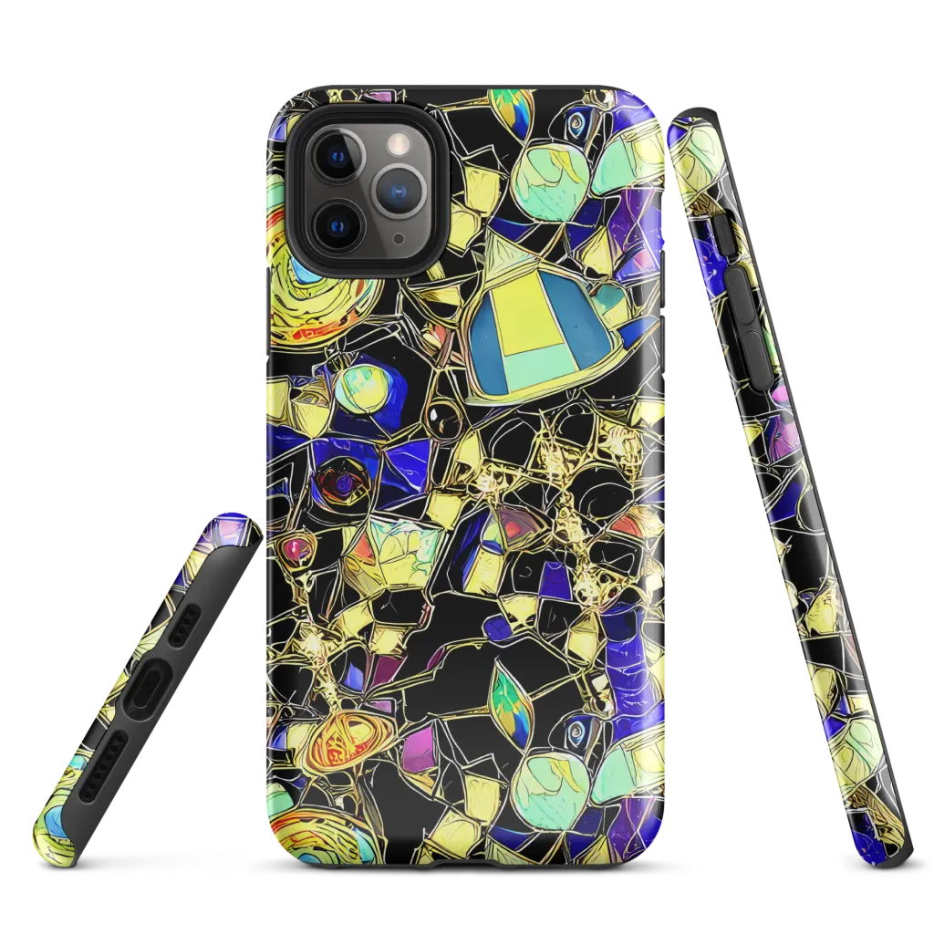 Electric Mineral on Tough Case for iPhone® — Front