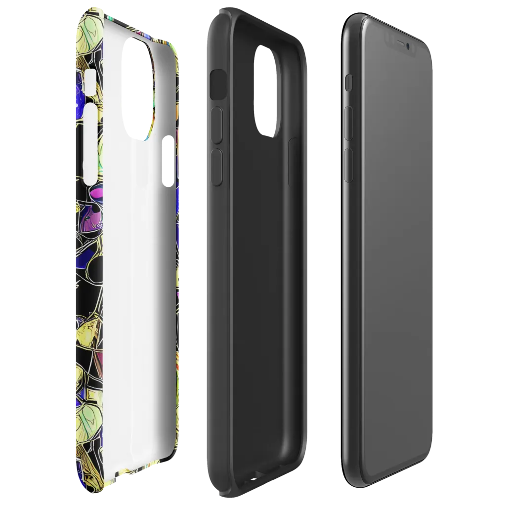 Electric Mineral on Tough Case for iPhone® — Right
