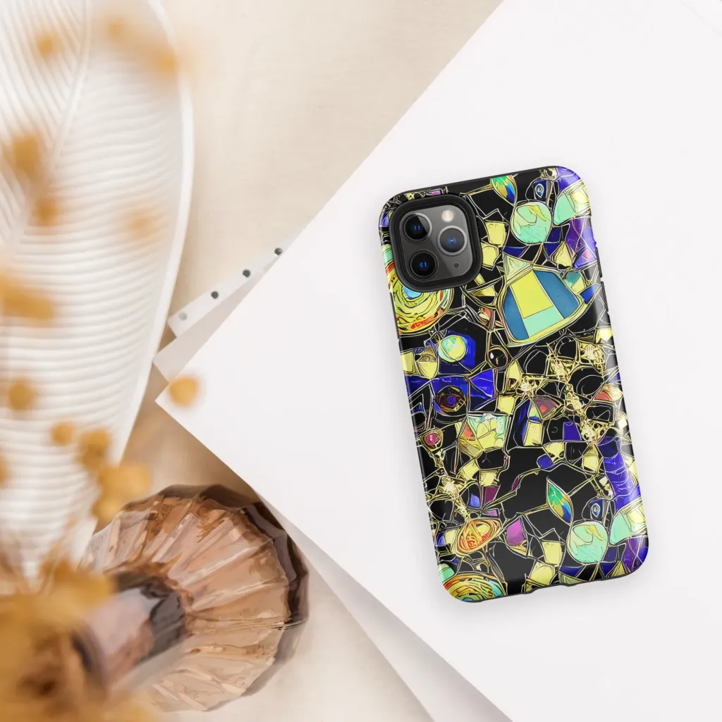 Electric Mineral on Tough Case for iPhone® — Front