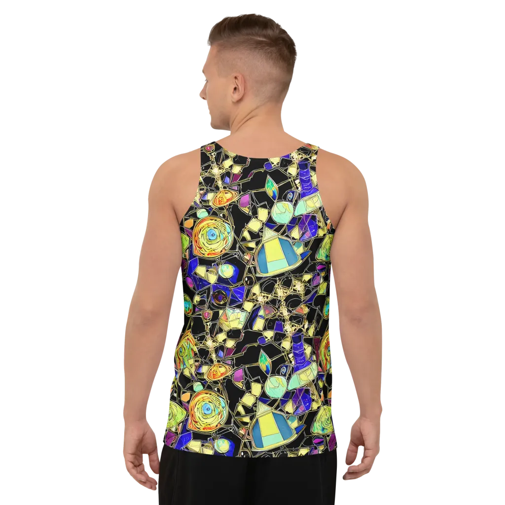Electric Mineral on Men's Tank Top — Back