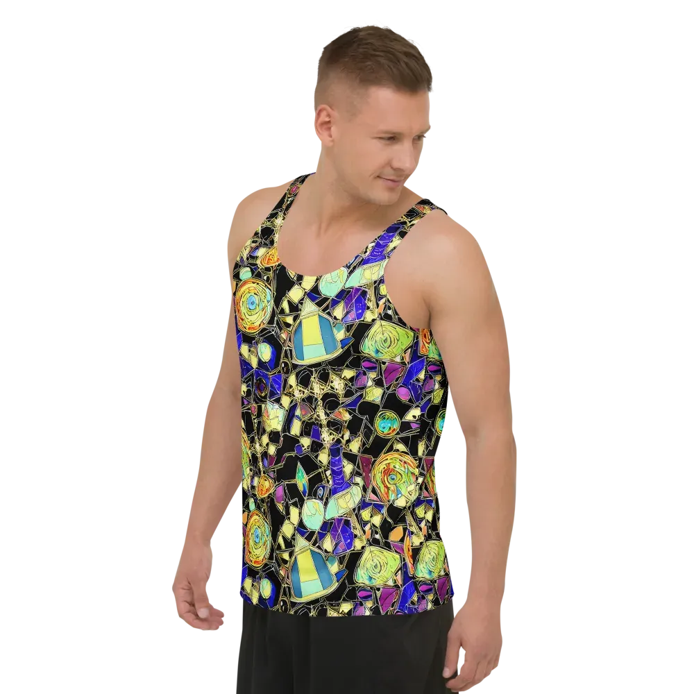 Electric Mineral on Men's Tank Top — Left Front