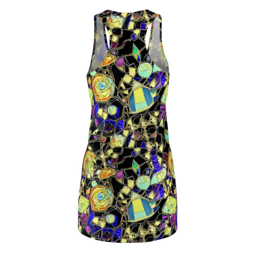 Electric Mineral on Racerback Dress — Back