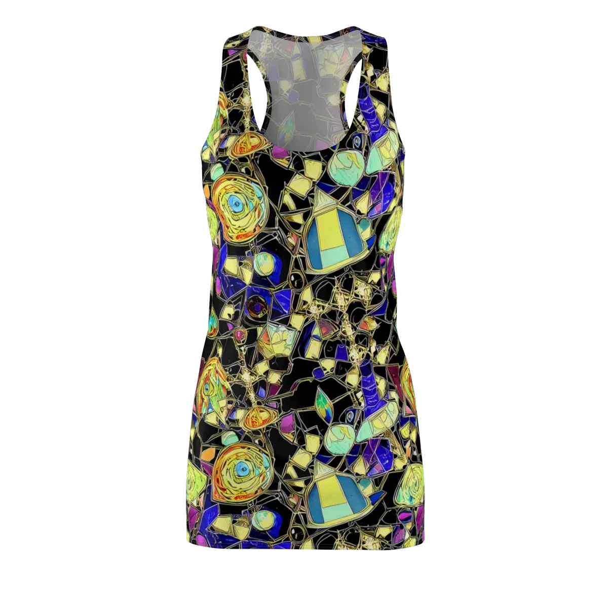 Electric Mineral on Racerback Dress — Front