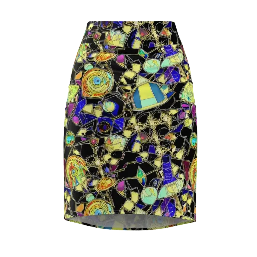Electric Mineral on a Pencil Skirt