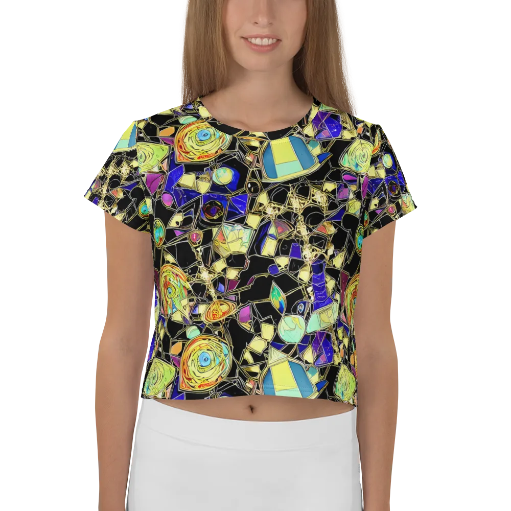 Electric Mineral on Crop Tee — Front
