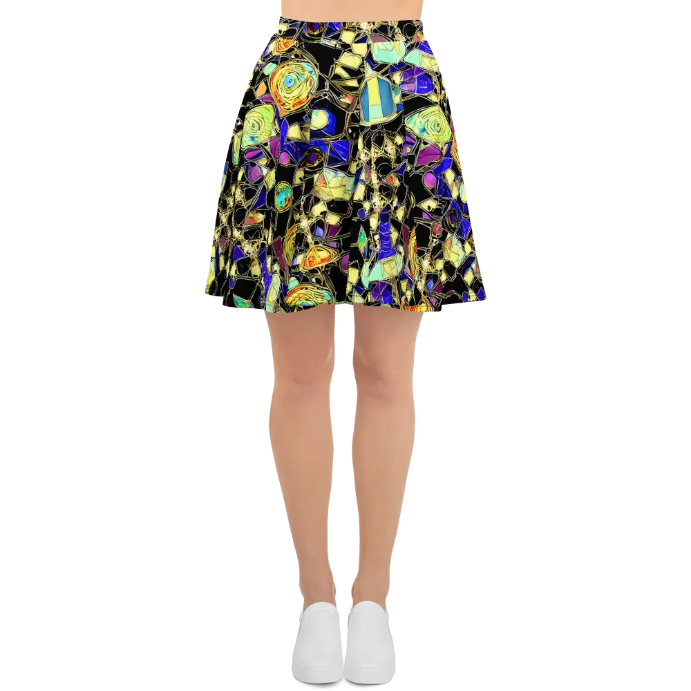 Electric Mineral on Skater Skirt — Front