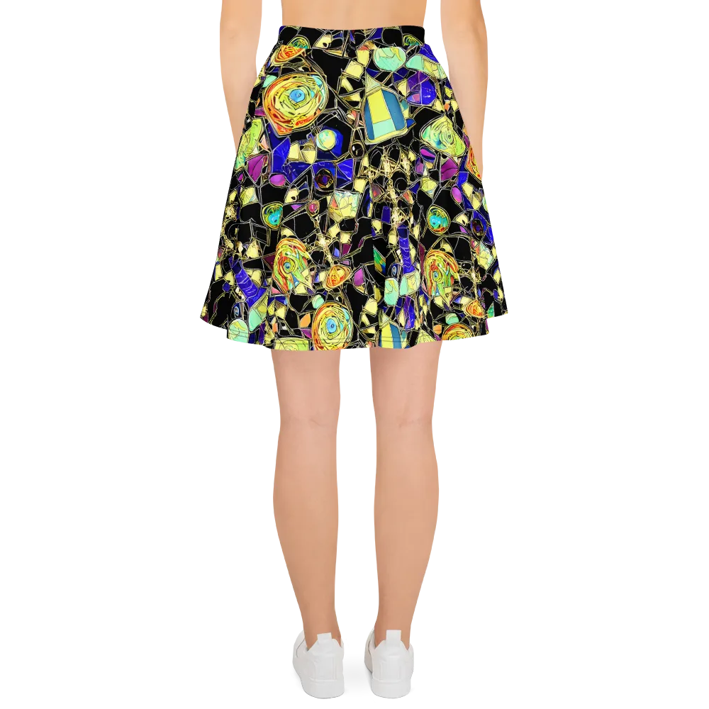 Electric Mineral on Skater Skirt — Back
