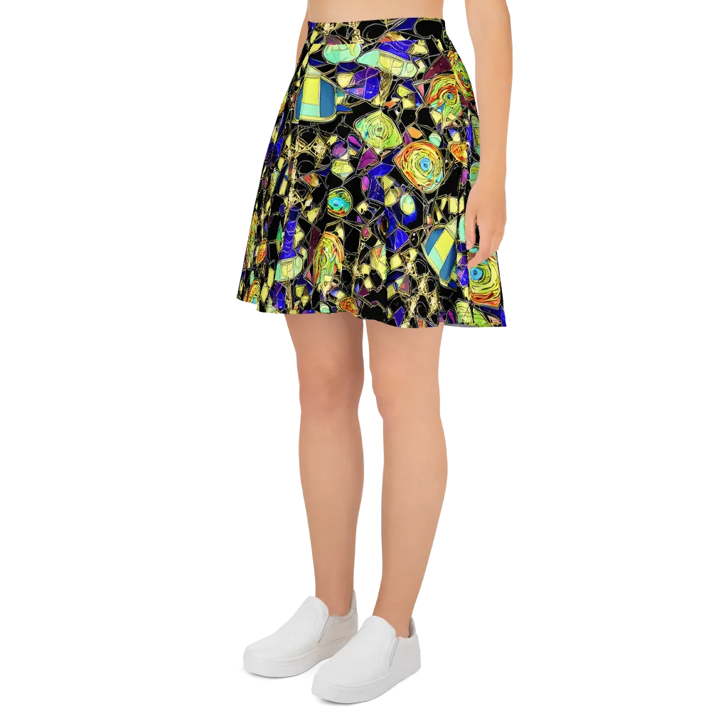 Electric Mineral on Skater Skirt — Left
