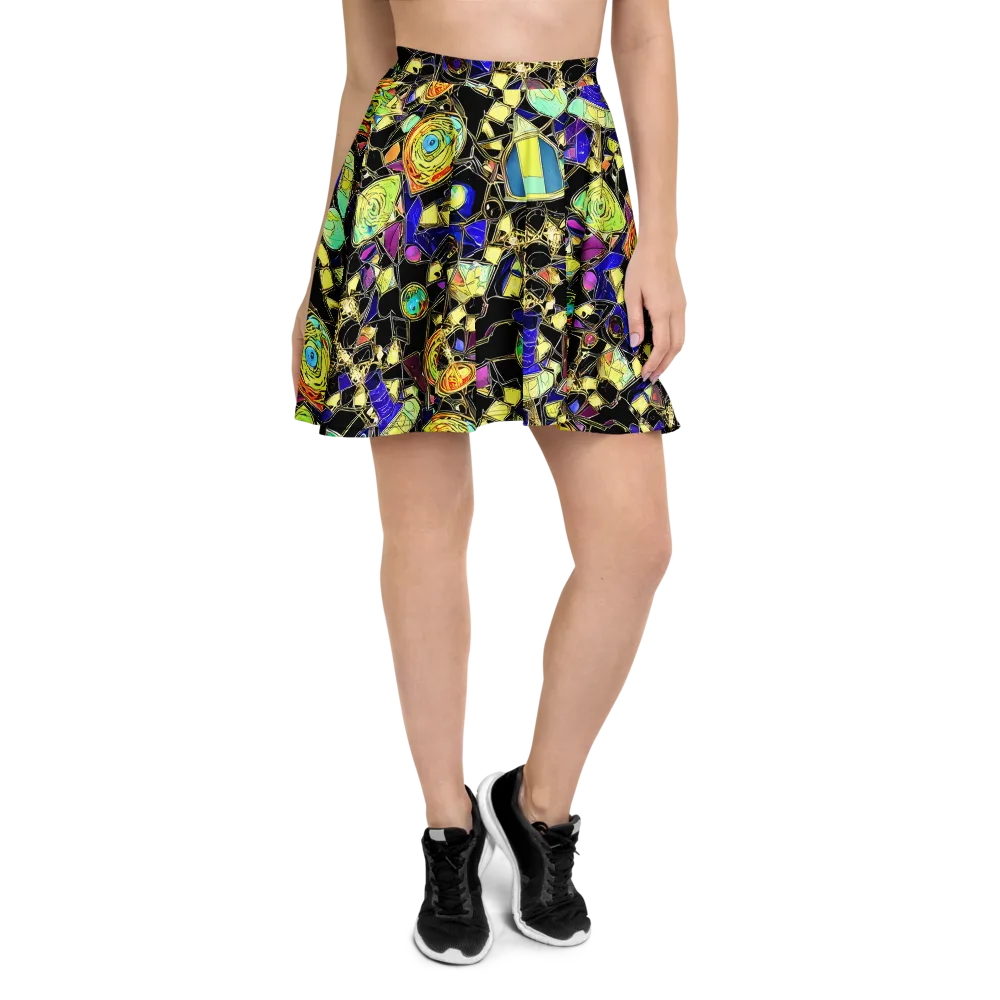 Electric Mineral on Skater Skirt — Front