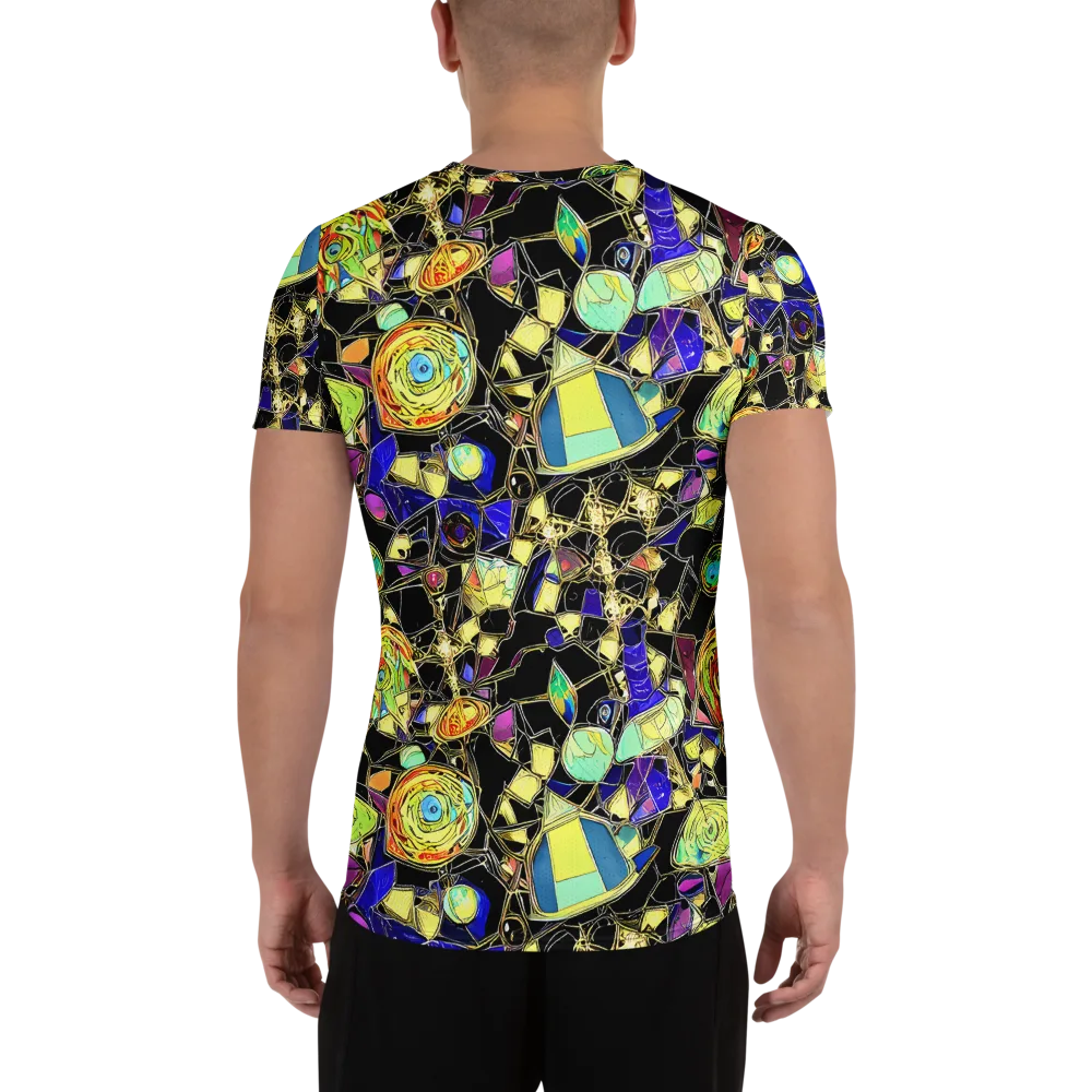 Electric Mineral on Men's Athletic T-Shirt — Back