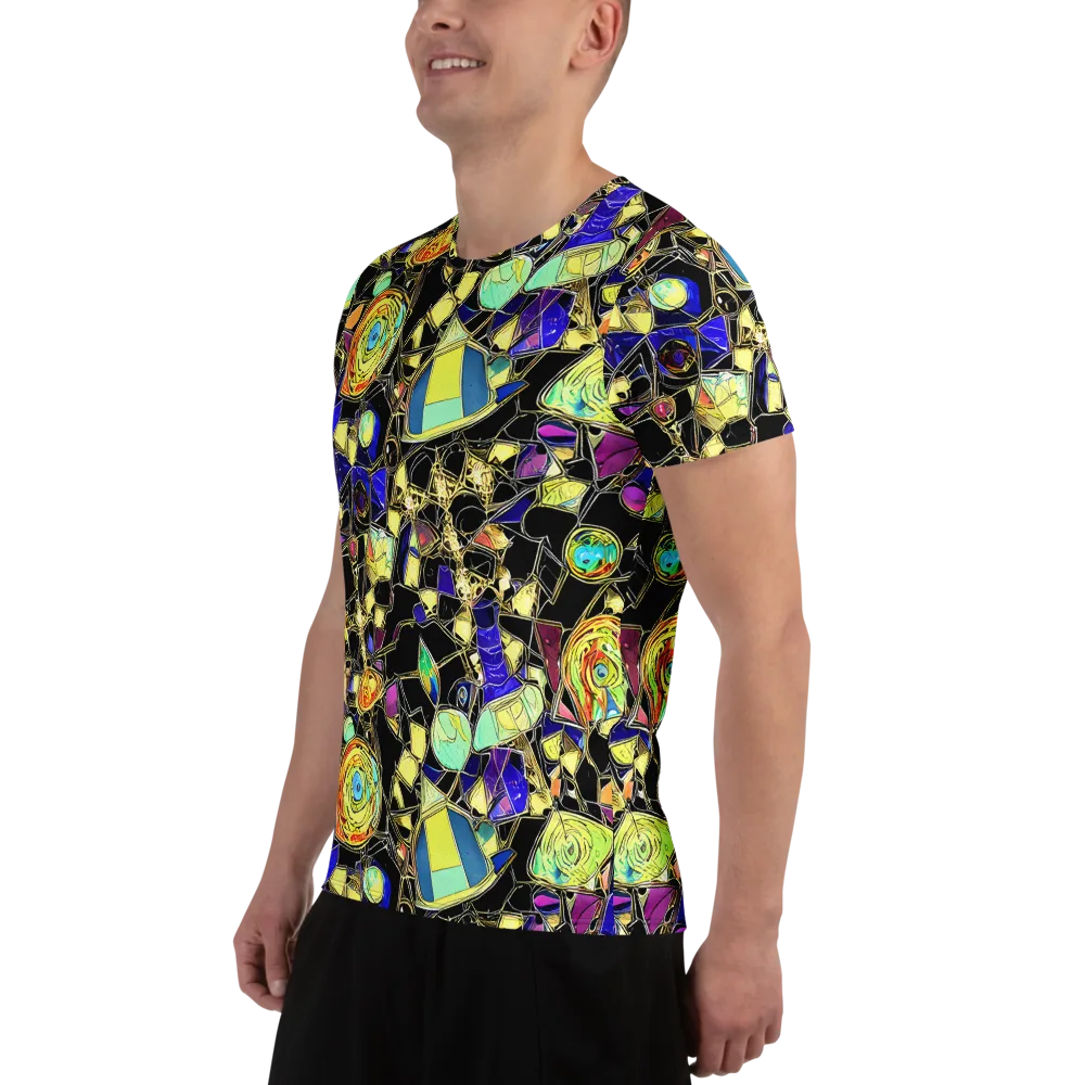 Electric Mineral on Men's Athletic T-Shirt — Left