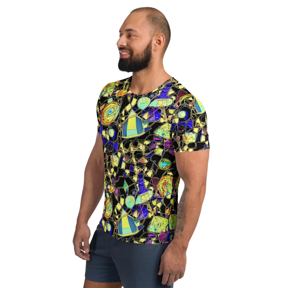 Electric Mineral on Men's Athletic T-Shirt — Left