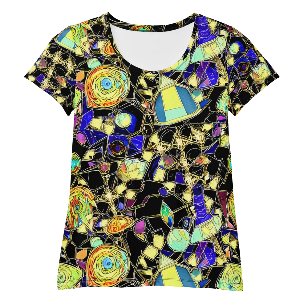 Electric Mineral on Women's Athletic T-Shirt — Front