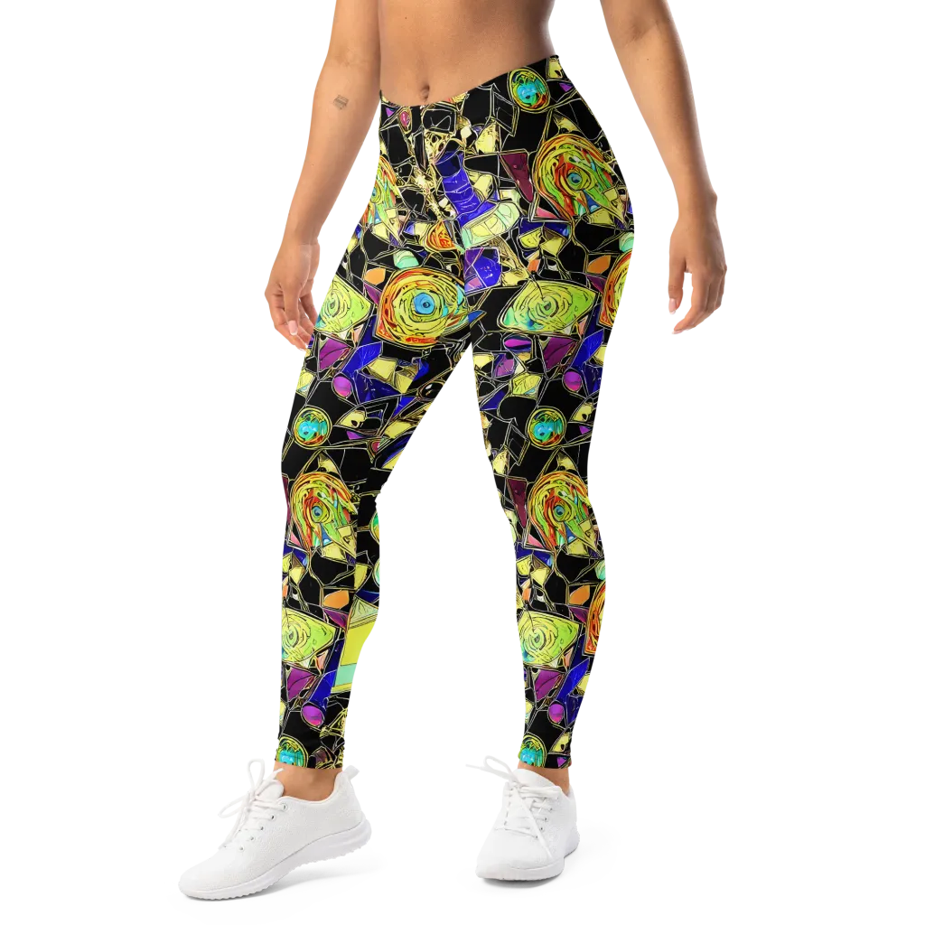 Electric Mineral on Leggings — Left Front