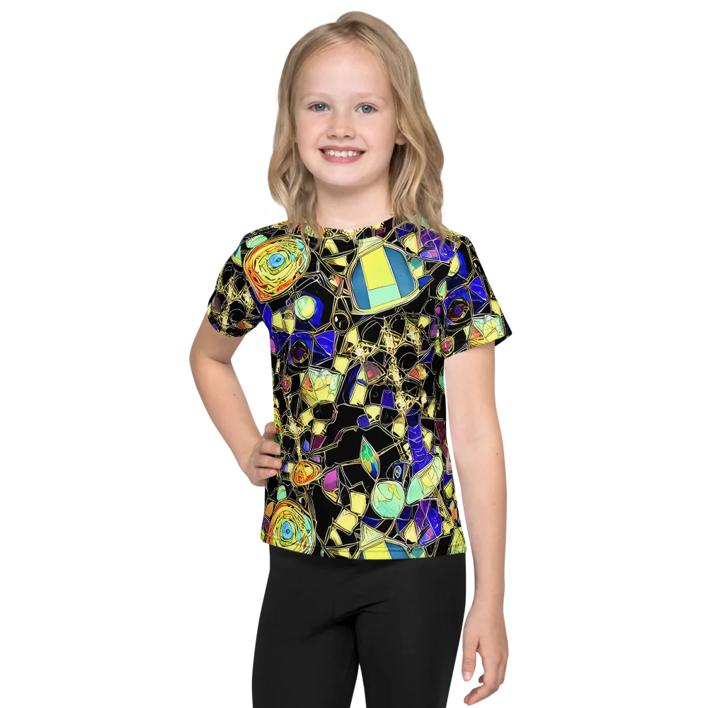 Electric Mineral on Kids Crew Neck T-Shirt — Front