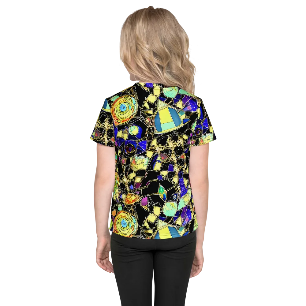 Electric Mineral on Kids Crew Neck T-Shirt — Back