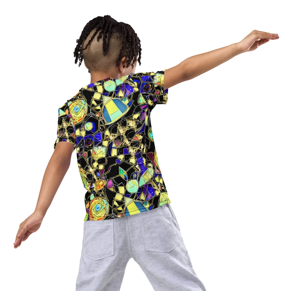 Electric Mineral on Kids Crew Neck T-Shirt — Back