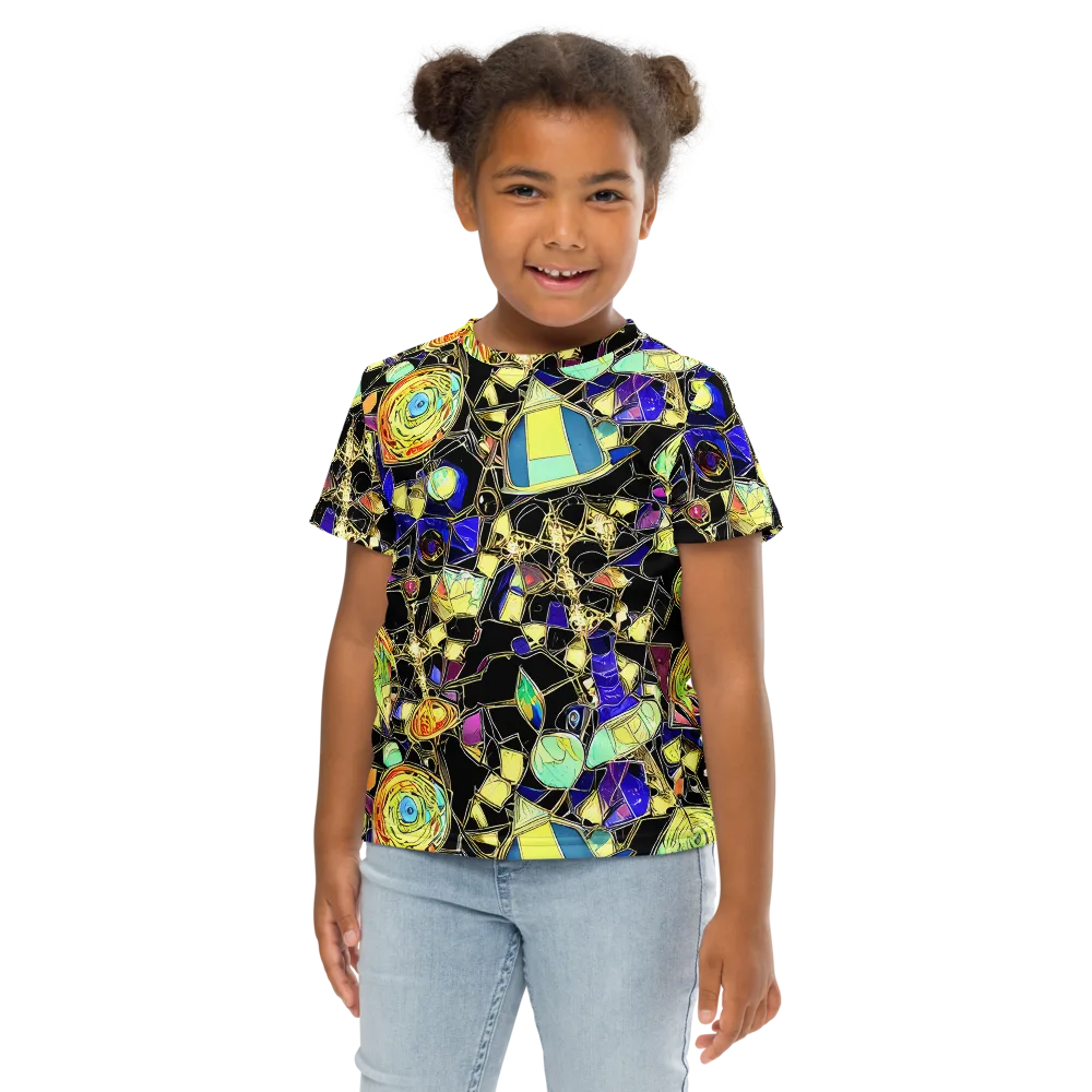Electric Mineral on Kids Crew Neck T-Shirt — Front