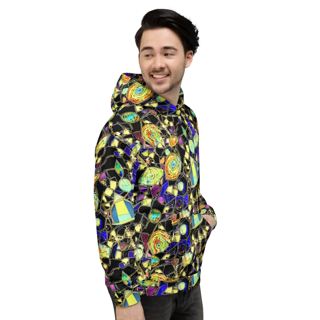Electric Mineral on Hoodie — Right