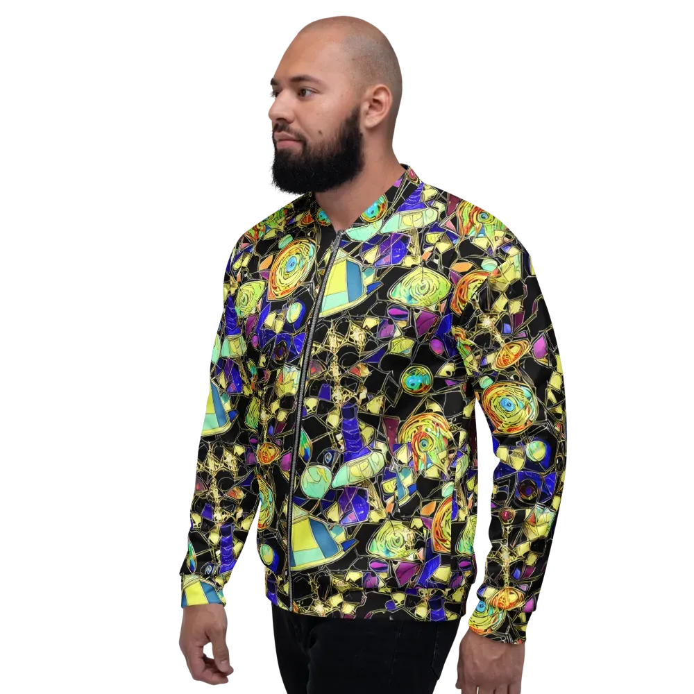 Electric Mineral on Bomber Jacket — Left
