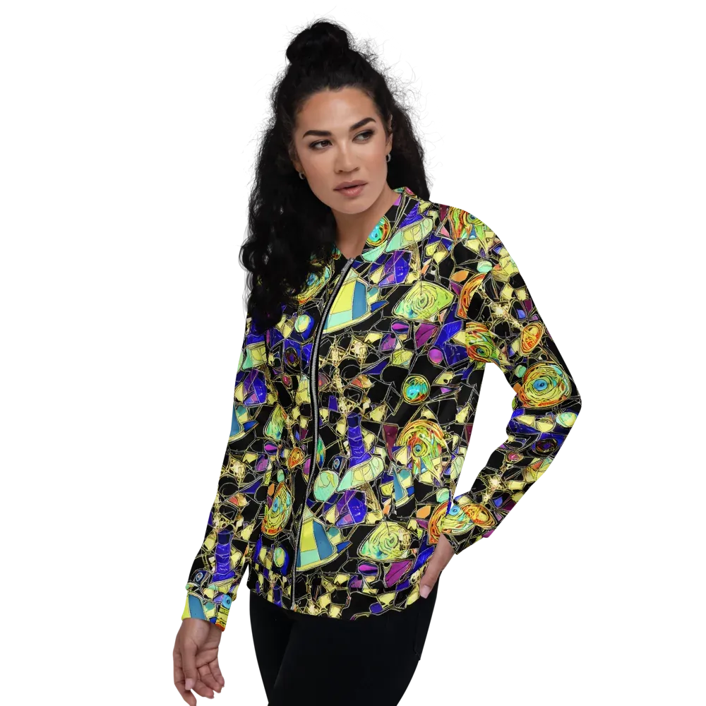 Electric Mineral on Bomber Jacket — Left