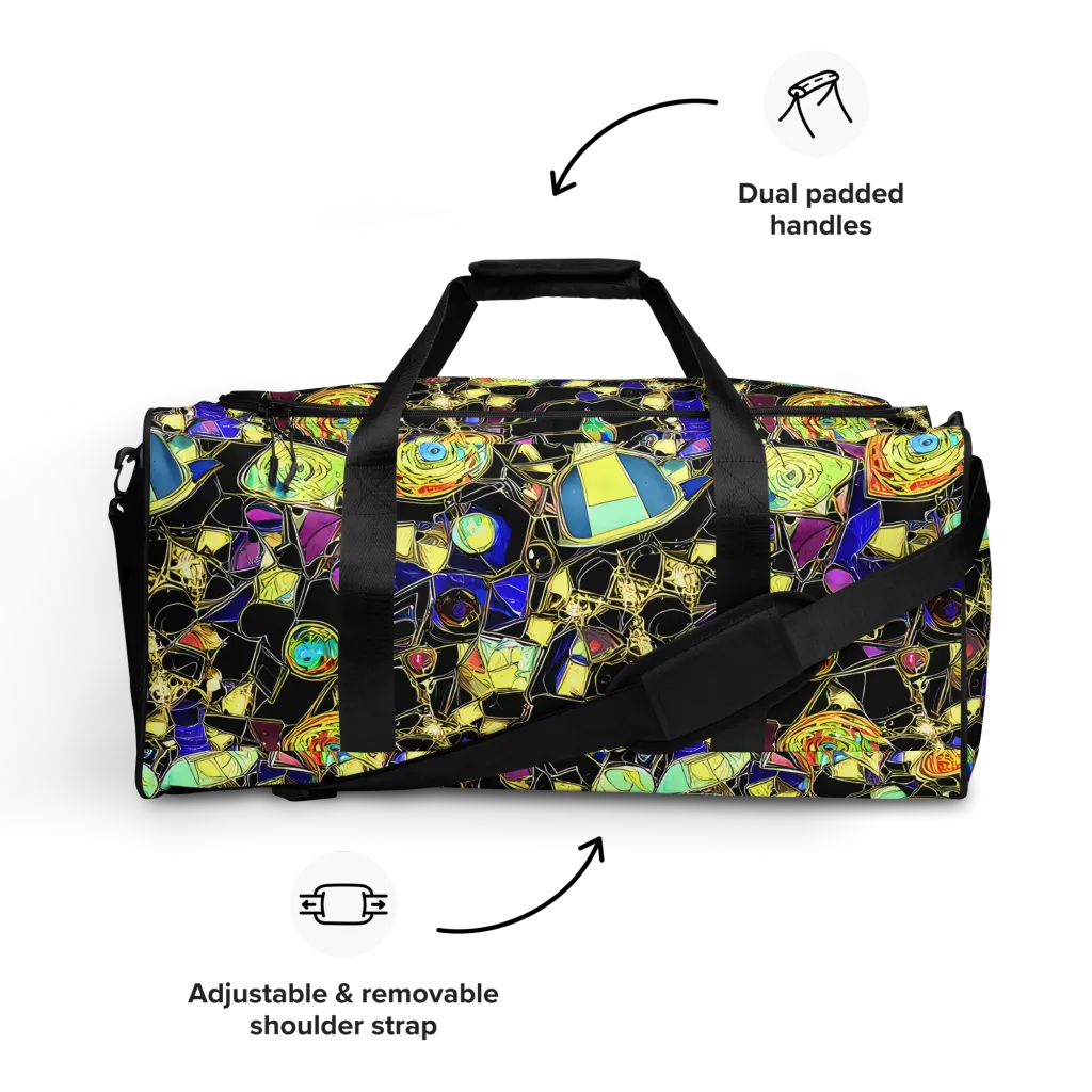 Electric Mineral on Duffle Bag — Front