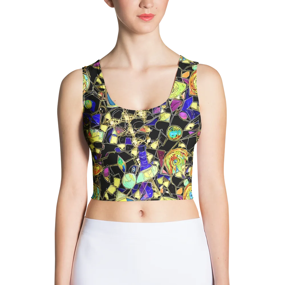 Electric Mineral on Crop Top — Front