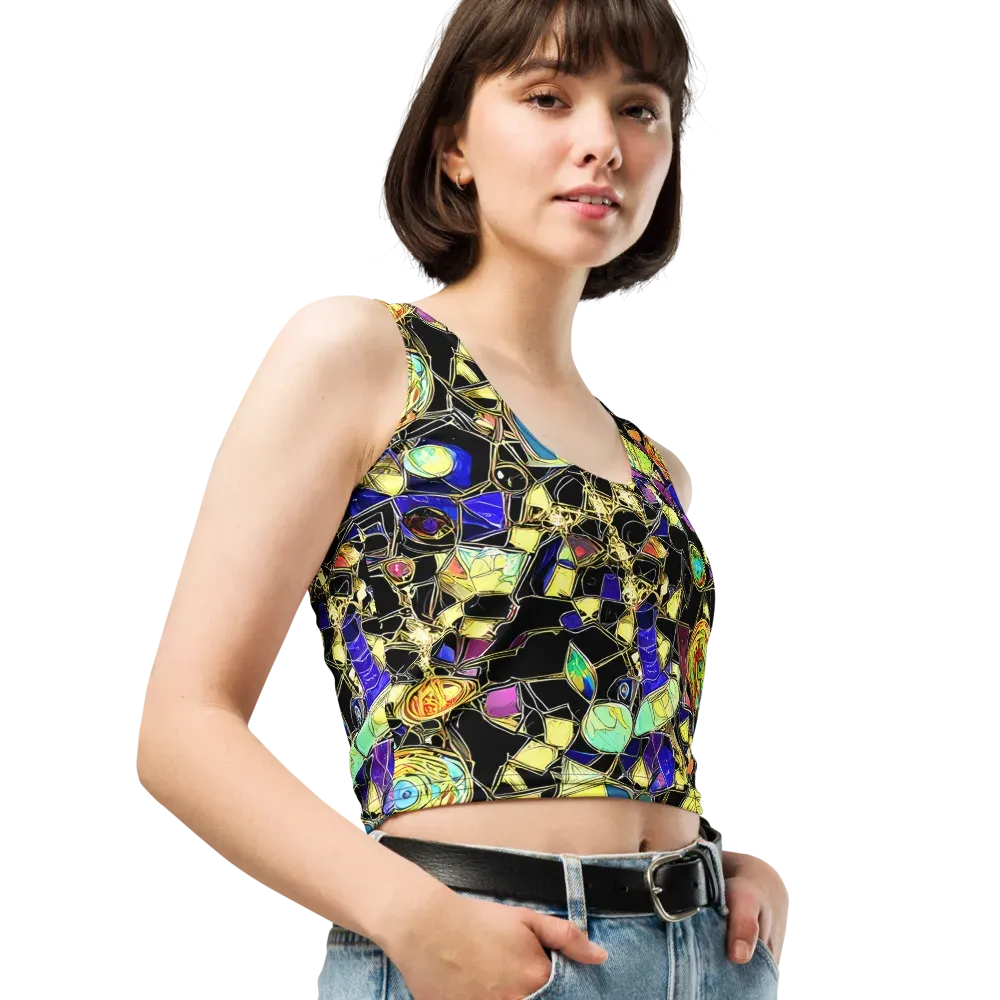 Electric Mineral on Crop Top — Right Front