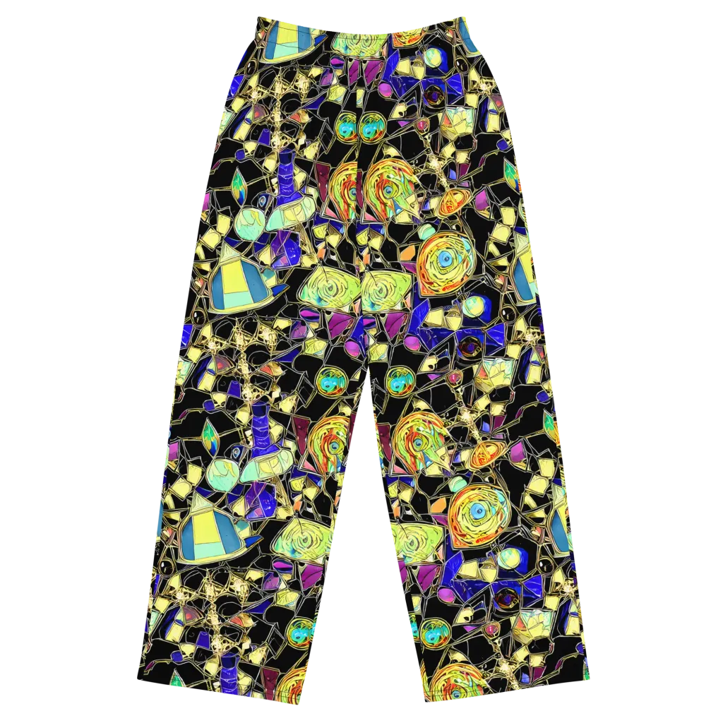Electric Mineral on Wide-Leg Pants — Front