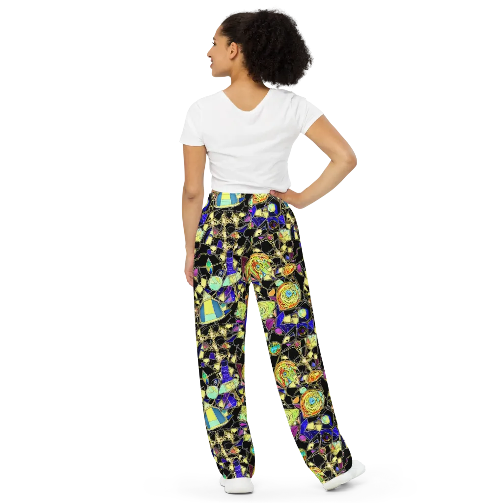Electric Mineral on Wide-Leg Pants — Back