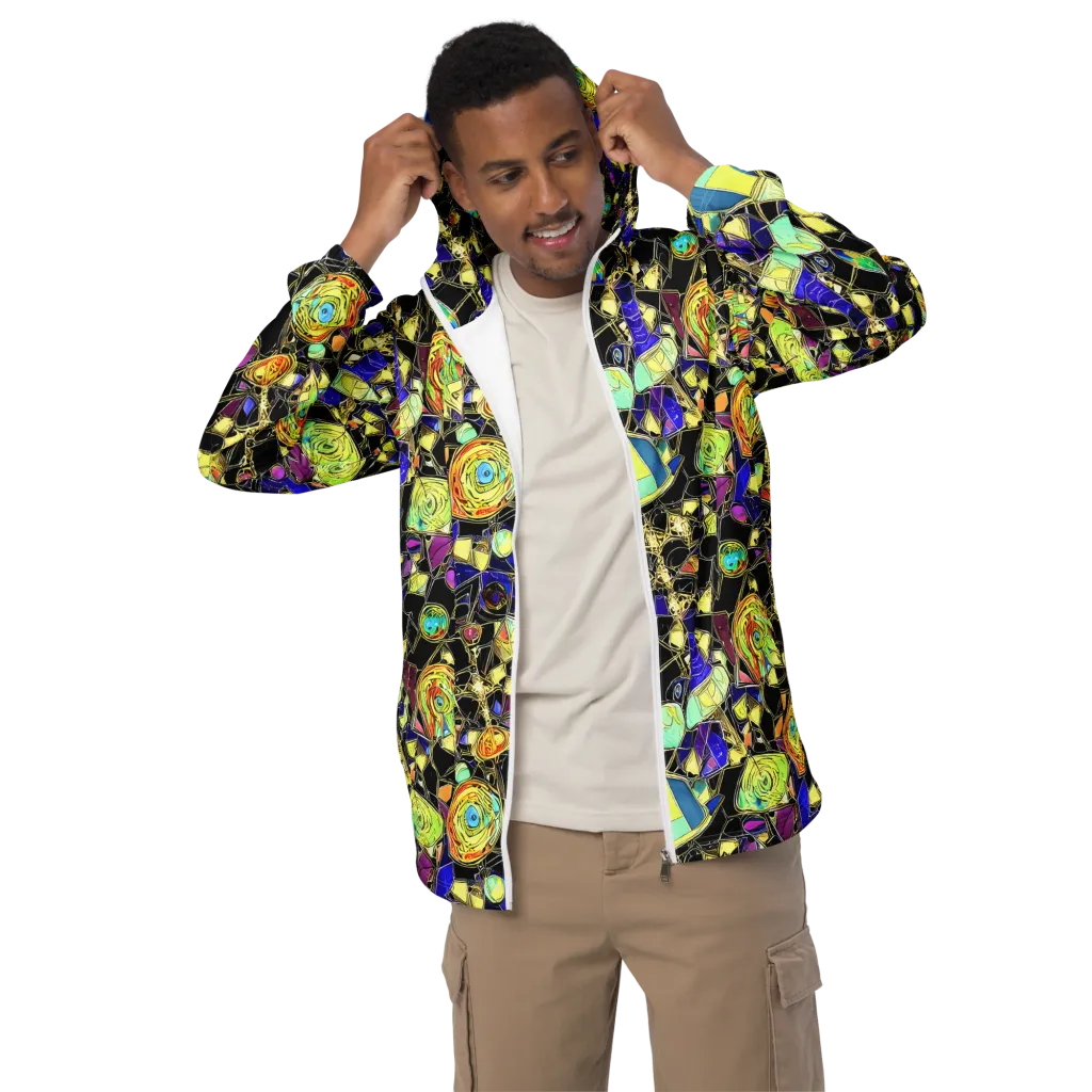 Electric Mineral on Men's Windbreaker — Front