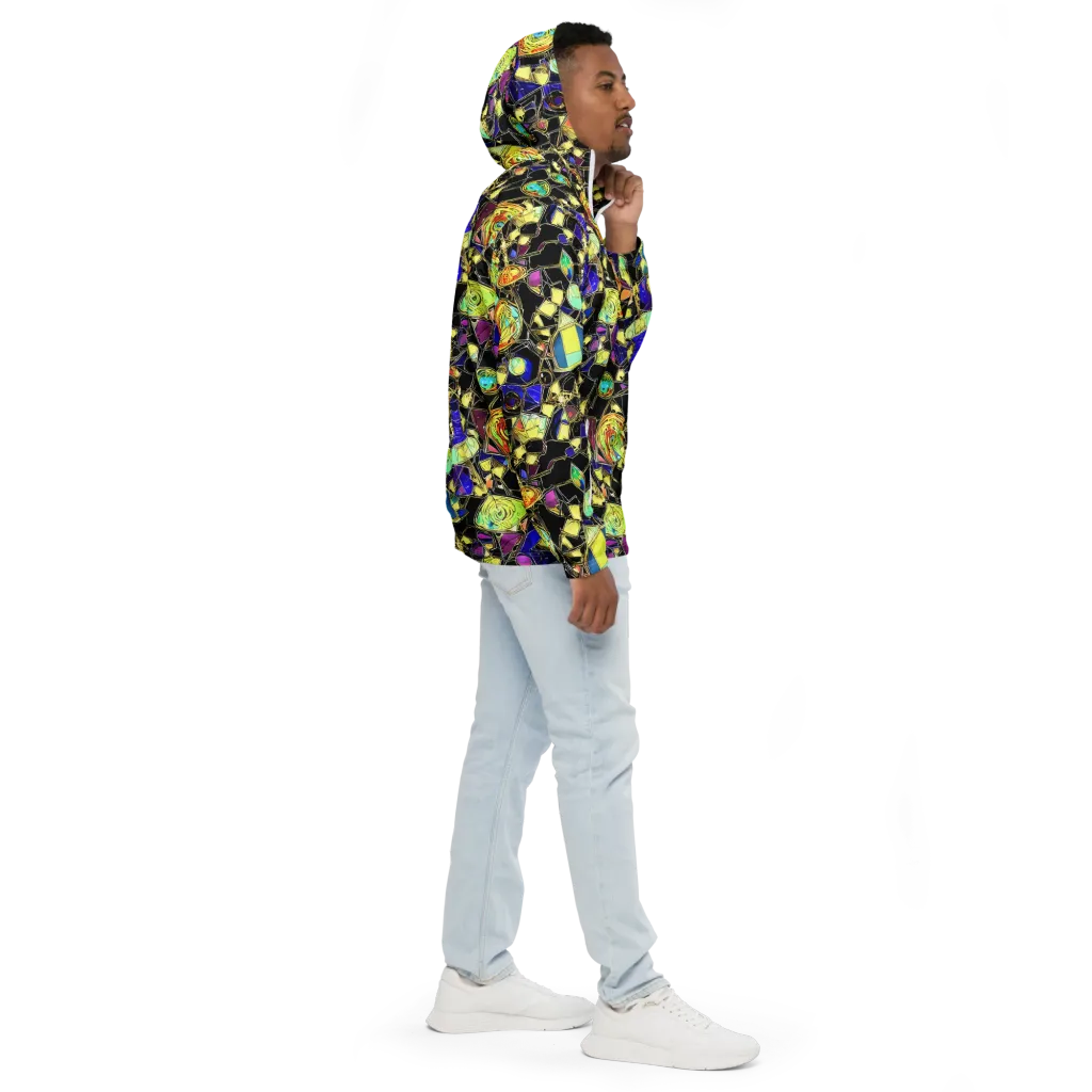 Electric Mineral on Men's Windbreaker — Right