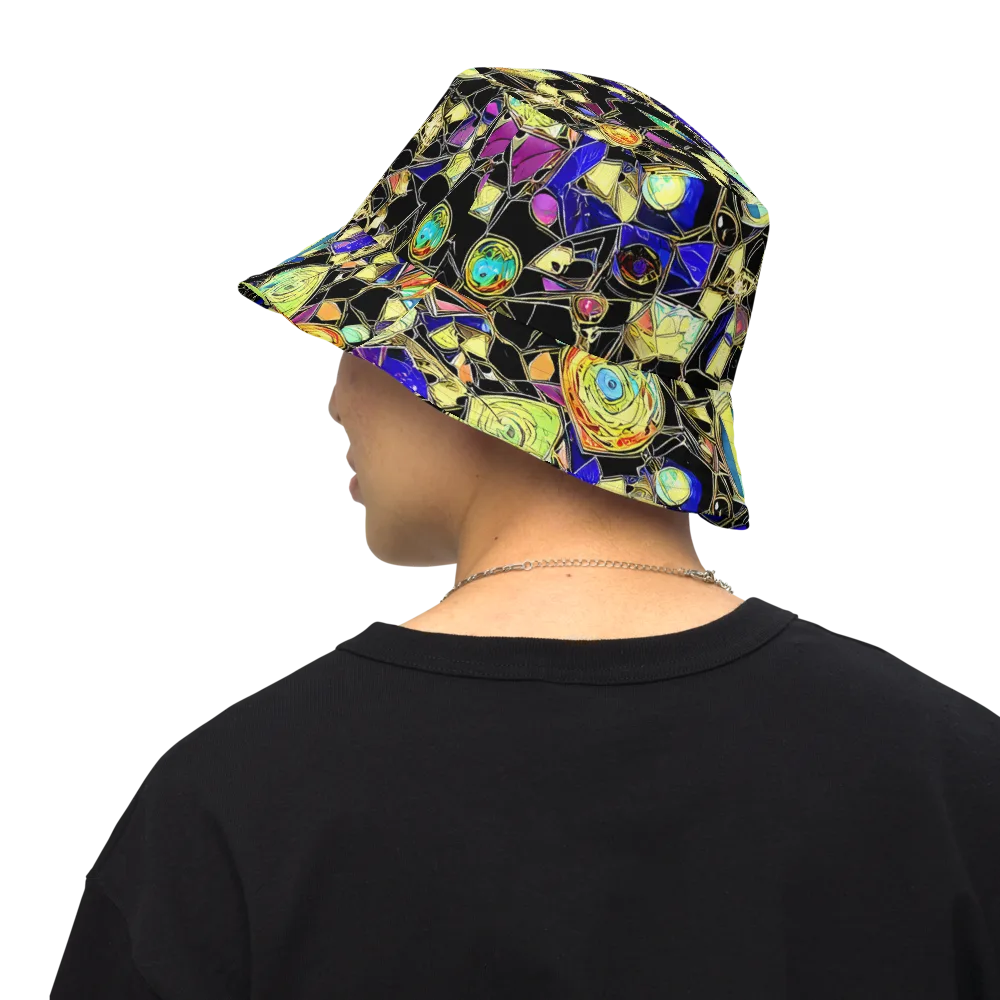 Electric Mineral on Reversible Bucket Hat — Back Inside