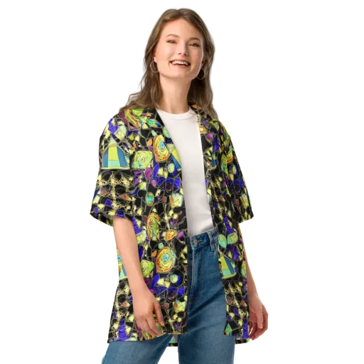 Electric Mineral on a Button Shirt
