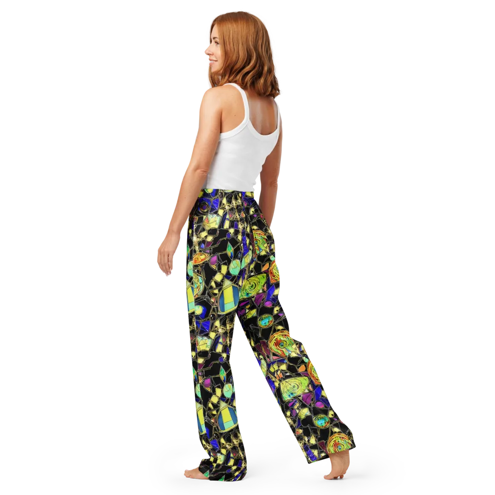 Electric Mineral on Women's Pajama Pants — Back
