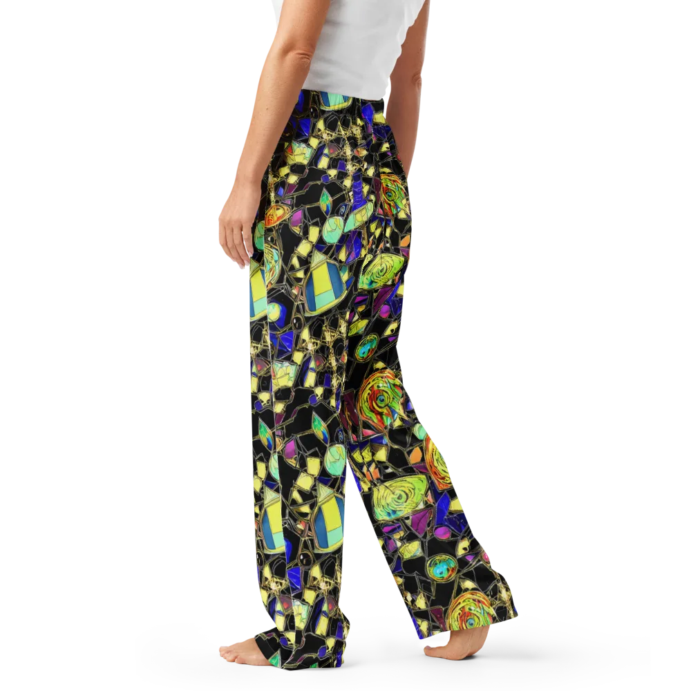 Electric Mineral on Women's Pajama Pants — Left